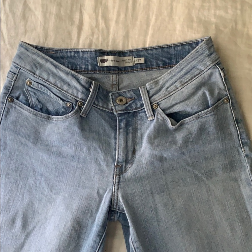 Levi Modern Rise Straight Jeans